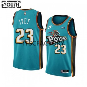 Dres Detroit Pistons Jaden Ivey 23 Nike 2022-23 Classic Edition Teal Swingman - Dječji
